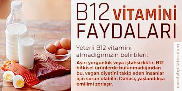 b12 vitamini eksikliği
